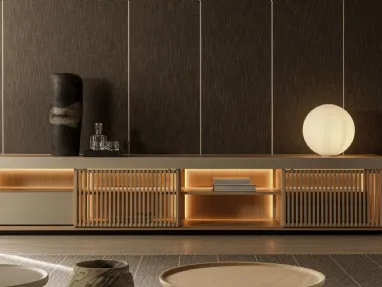Madia Living Box 01 in lacquered wood by Molteni & C