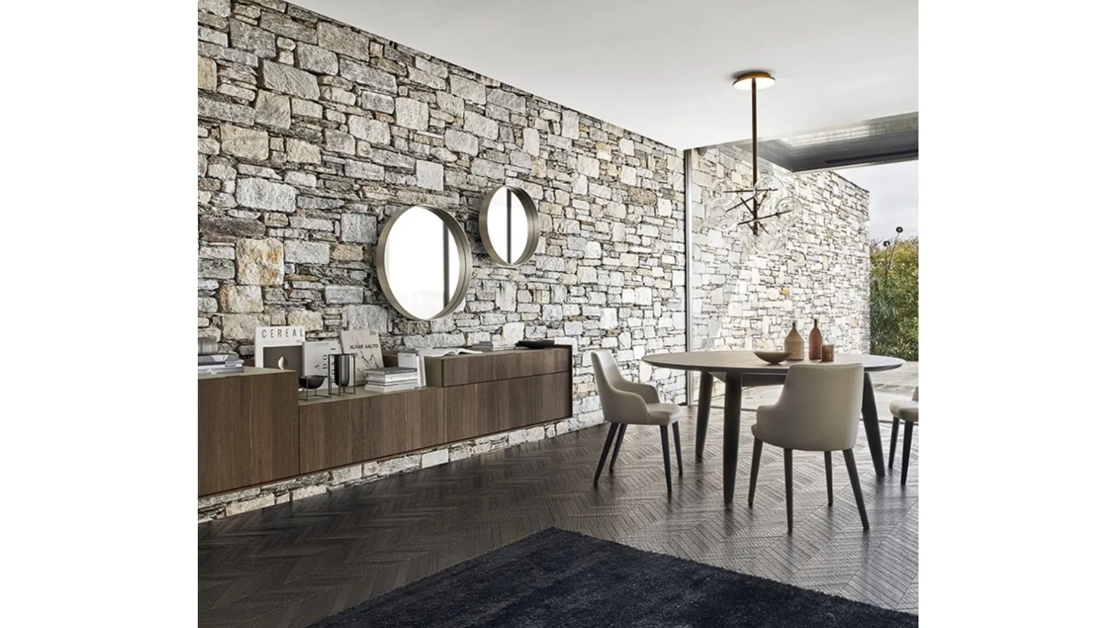 Suspended mobile cabaret One 01 by Sangiacomo.