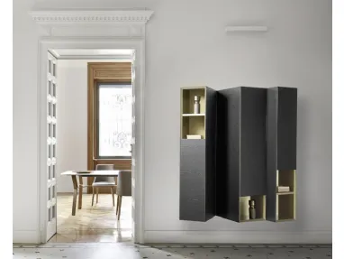 Suspended mobile Domino Clino in Oak by Sangiacomo.