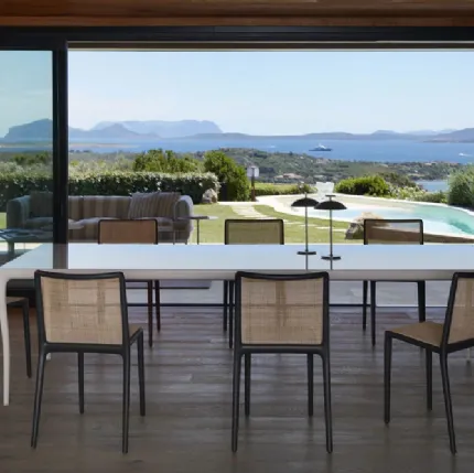 Albert glossy porcelain stoneware table by Kartell