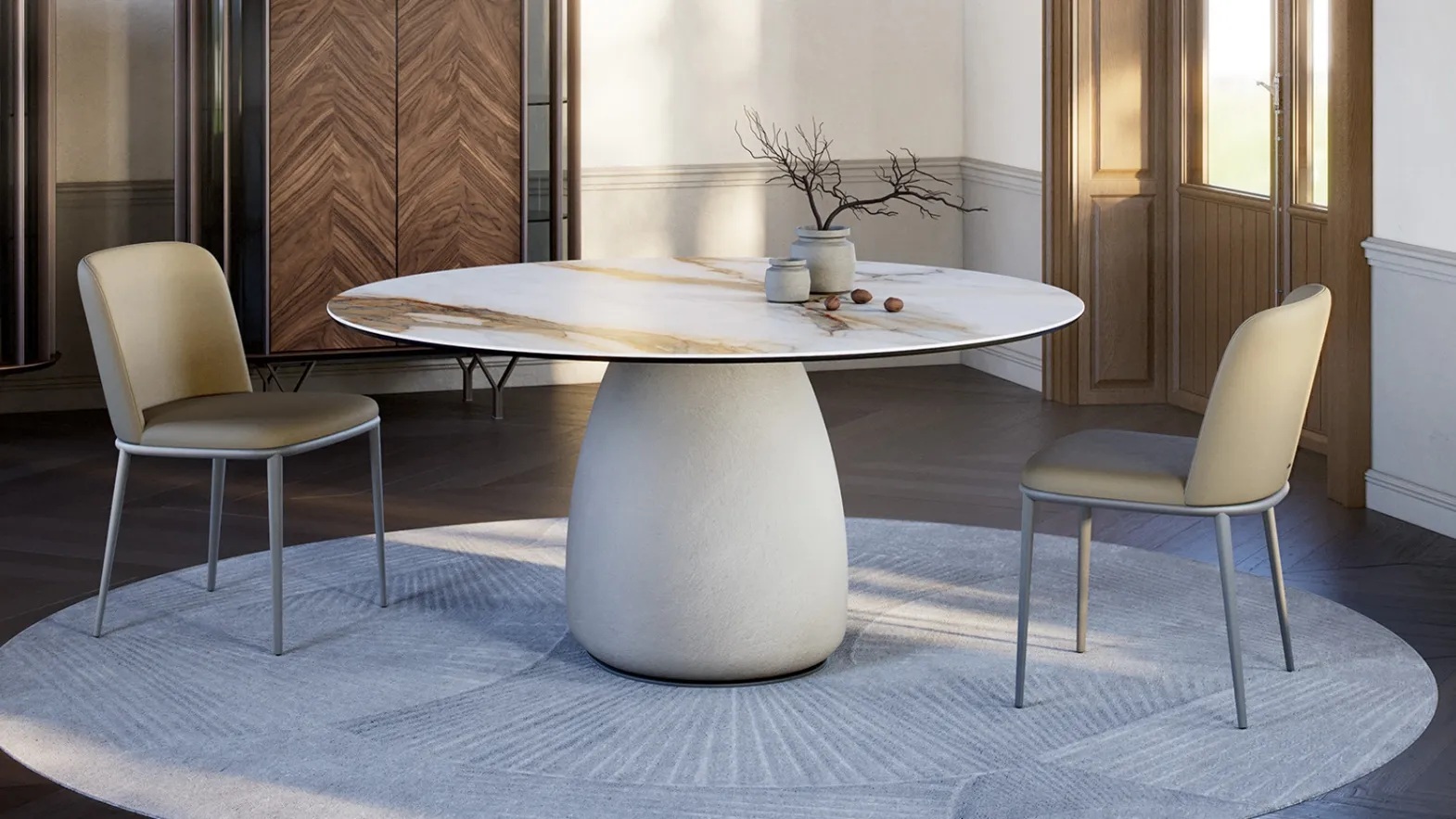 Botero Ceramic Table by Cattelan Italia