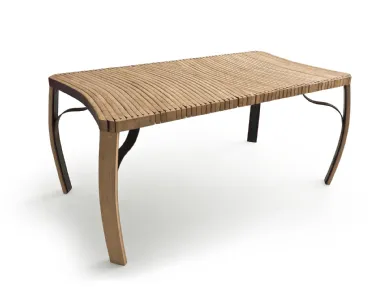 Riva1920's oak wood Doga table