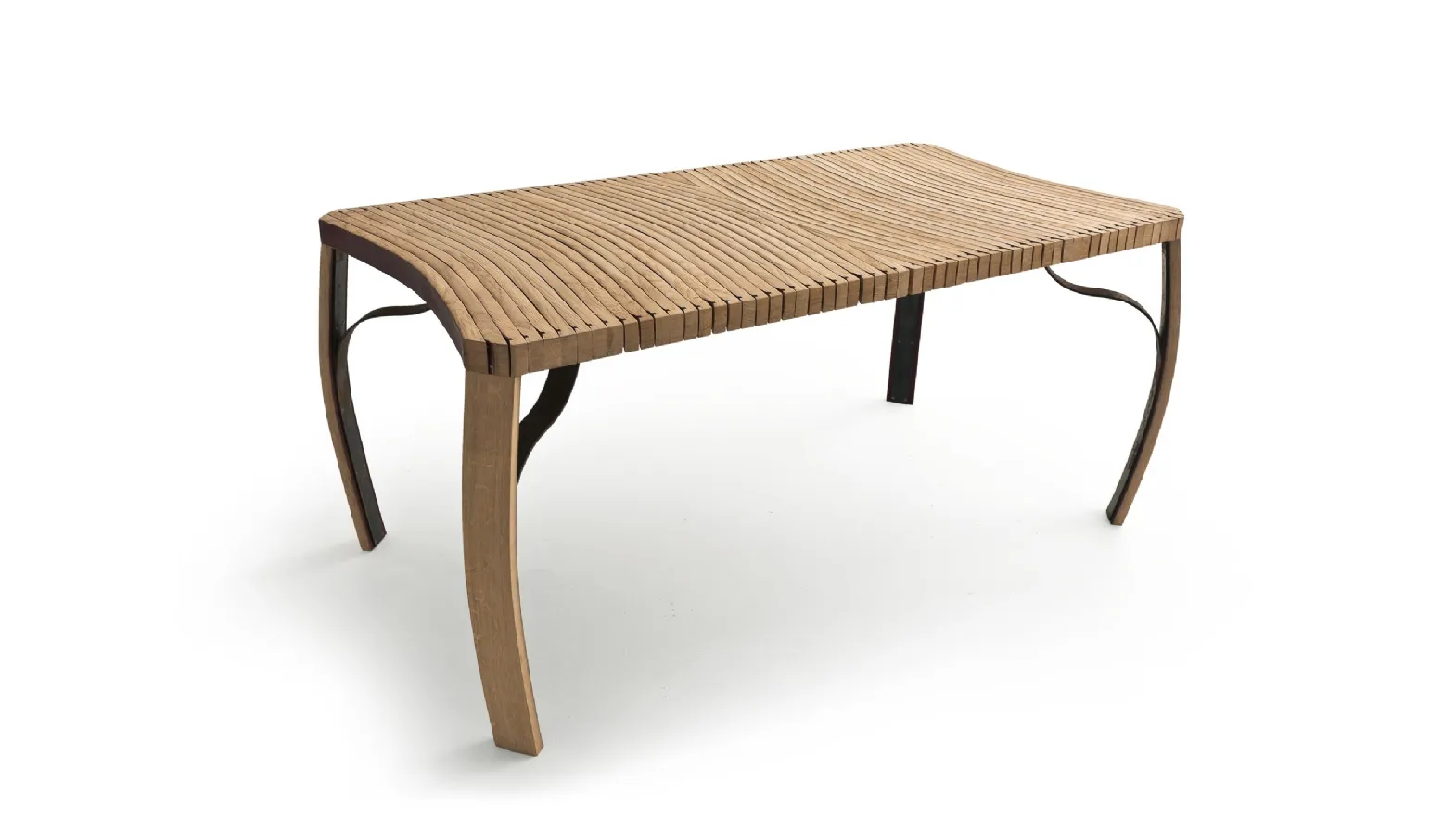 Riva1920's oak wood Doga table