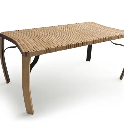 Riva1920's oak wood Doga table