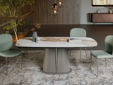 Gotham Keramik Drive extendable table by Cattelan Italia