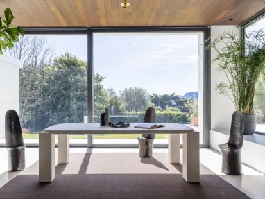 Hero Table with stone effect finish by Mogg