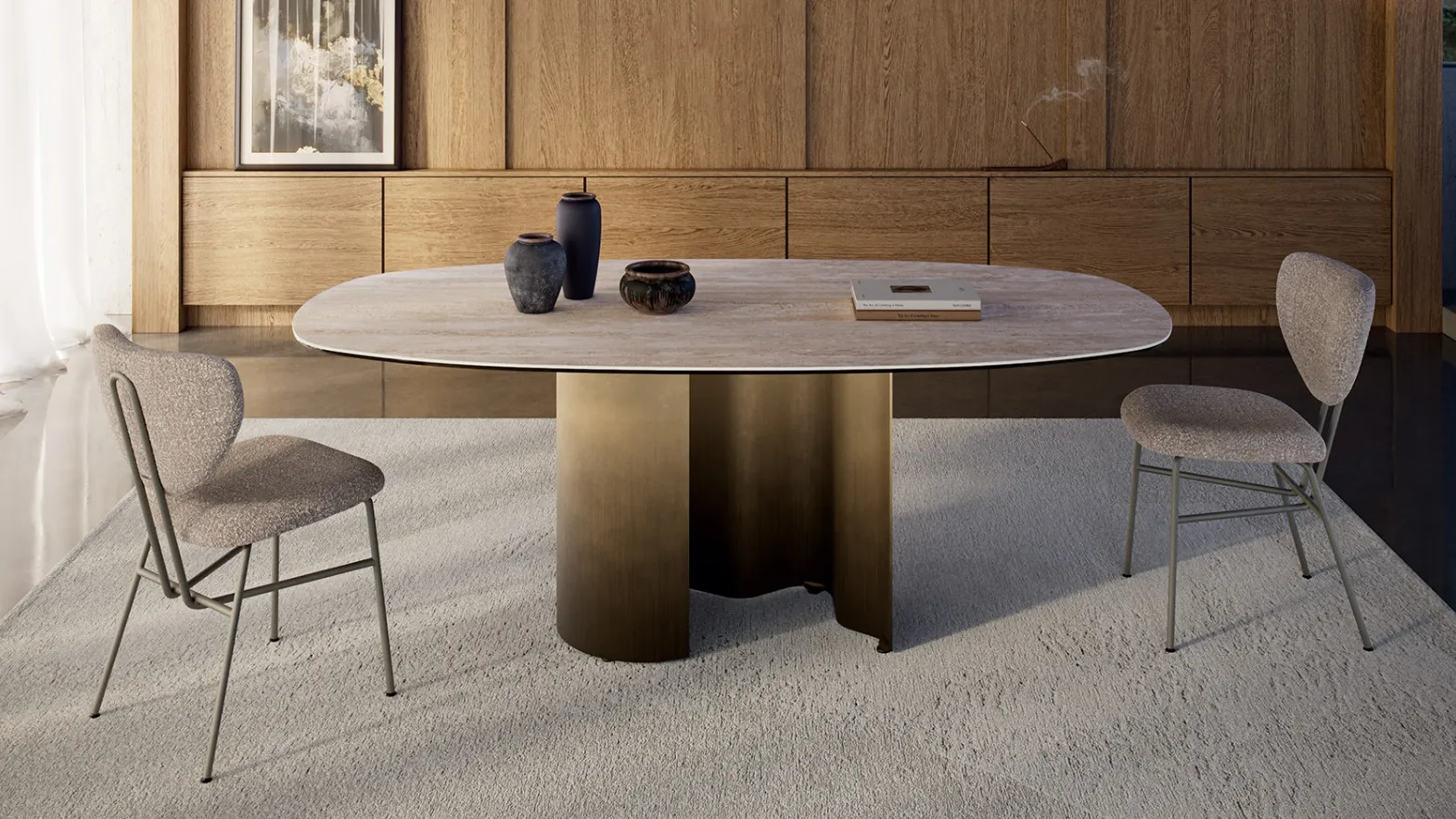 Papelito Keramik table by Cattelan Italia