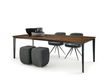 Prime Wood Fix table in solid wood by Riva1920