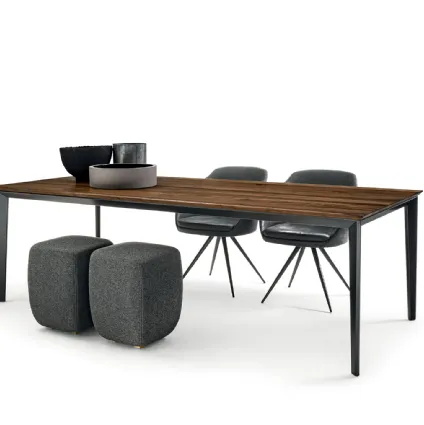 Prime Wood Fix table in solid wood by Riva1920