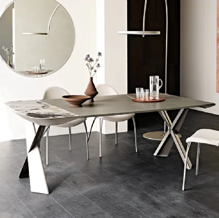 Terminal Keramik Drive Extendable Console Table by Cattelan Italia