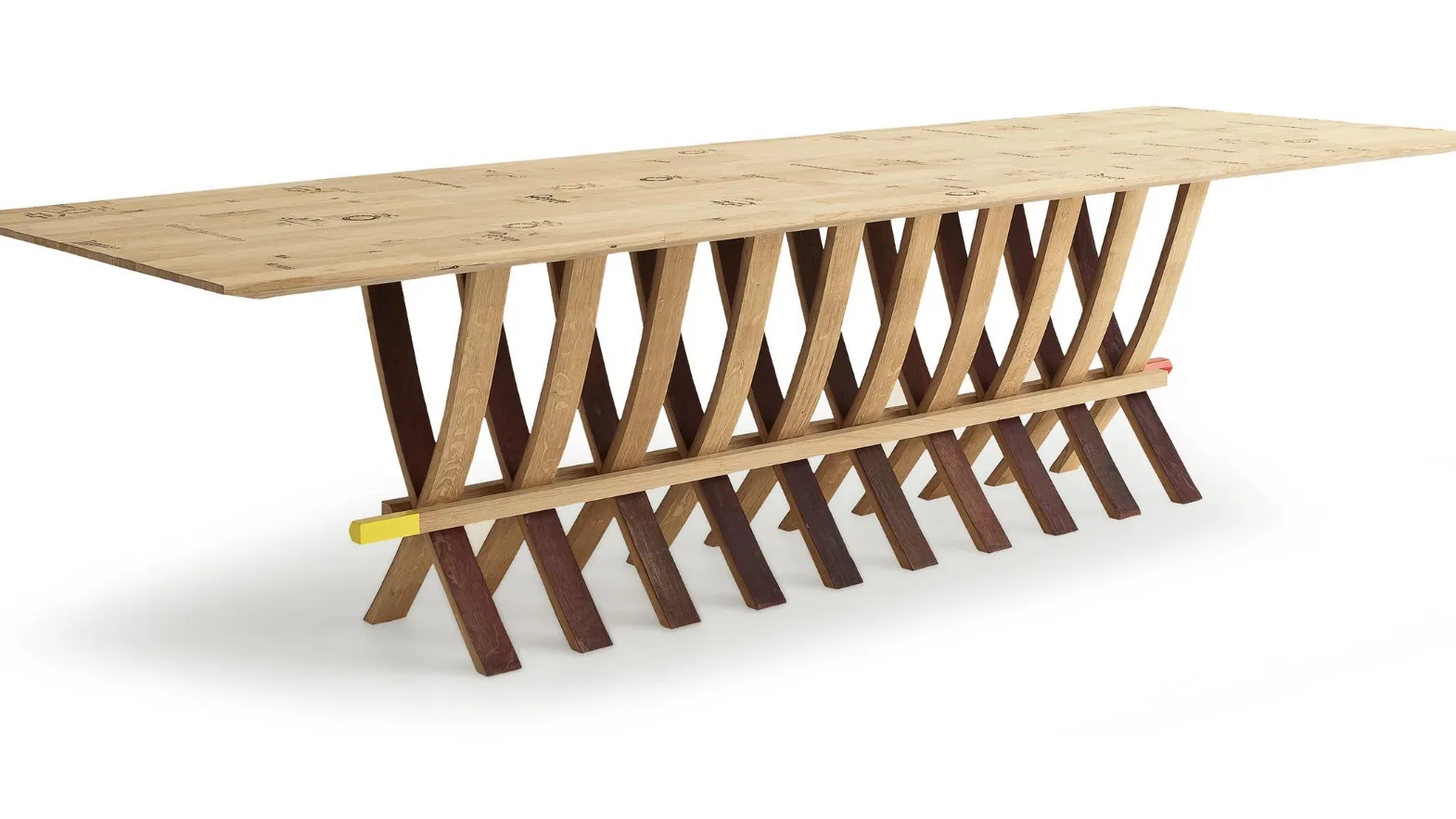 Wine Table with Oak top by Riva1920
