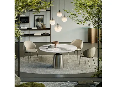 Yoda Marble Round Table by Cattelan Italia
