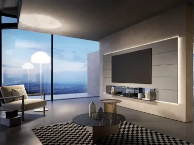 TV wall unit Boiserie by Sangiacomo