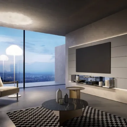 TV wall unit Boiserie by Sangiacomo