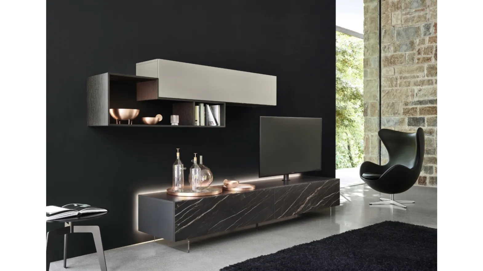 Sangiacomo's Cabaret TV stand with VESA mount