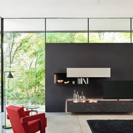 Mobile TV stand Vesa on Sangiacomo's Cabaret