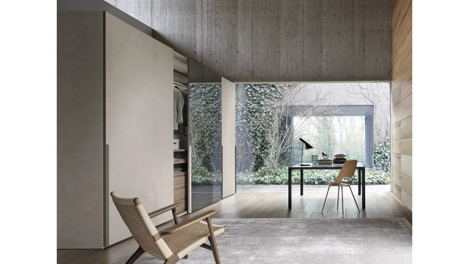 Ala-Loto-Tortora wardrobe by Sangiacomo