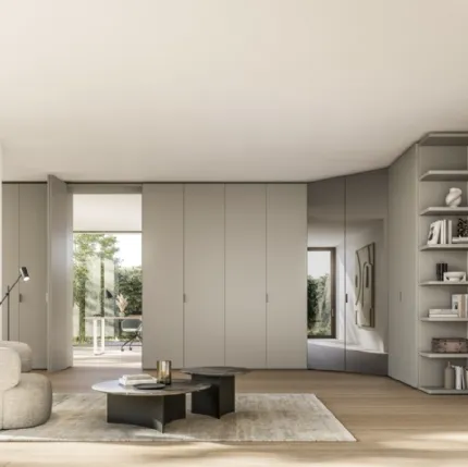 Nexta corner wardrobe door by Sangiacomo