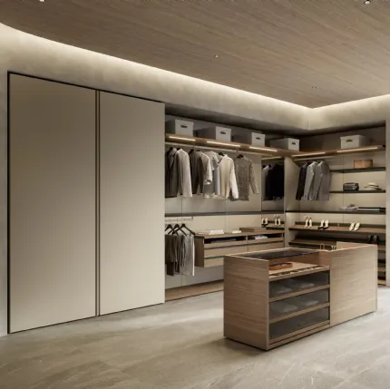 Atollo Walk-in Closet by Sangiacomo.