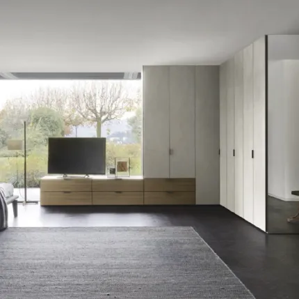 Collage corner wardrobe by Sangiacomo.