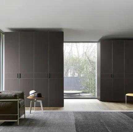 Wardrobe with Eco leather door Eco by Sangiacomo.