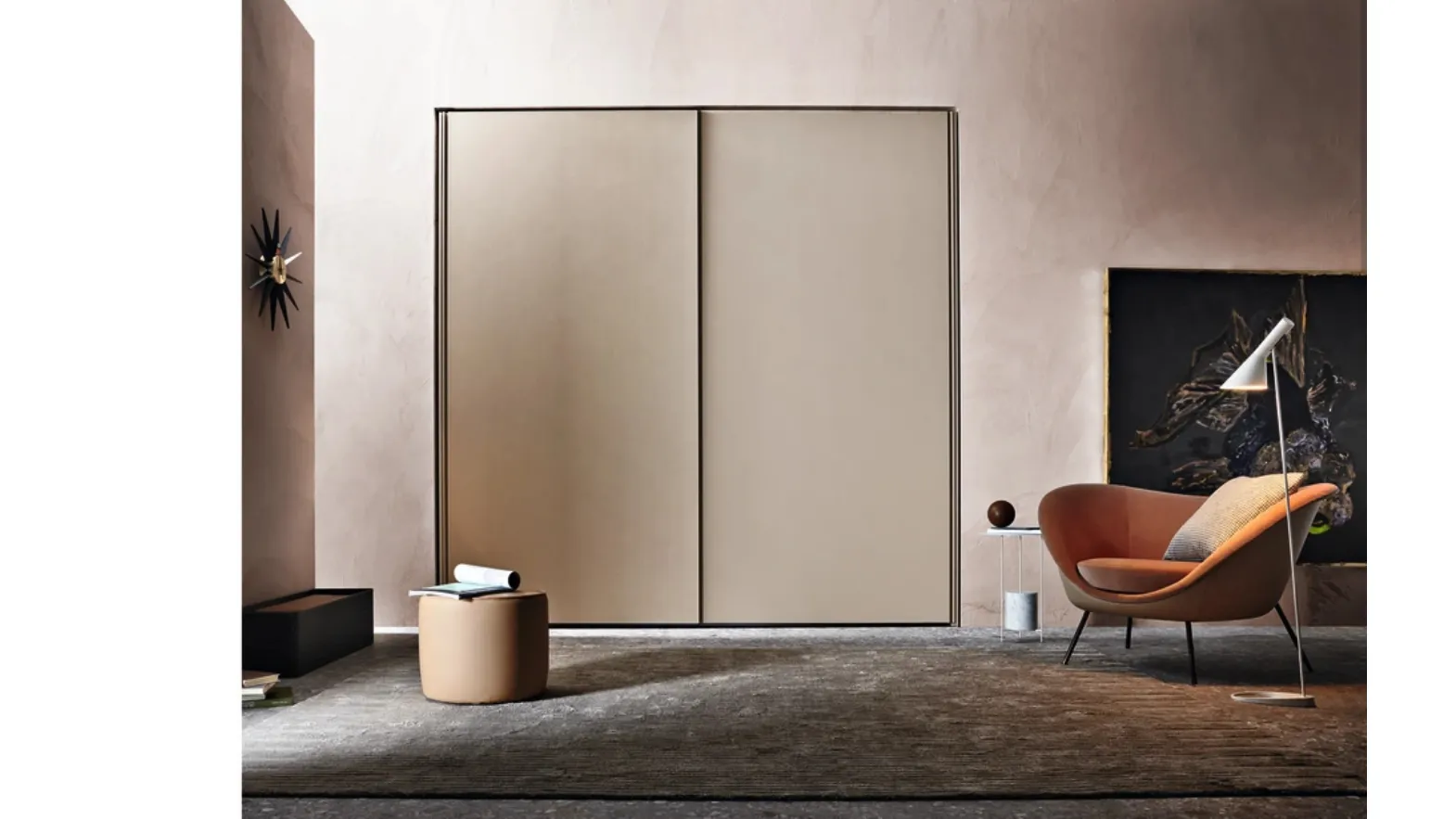 Gliss-Master Wardrobe - A Filo Door lacquered by Molteni & C