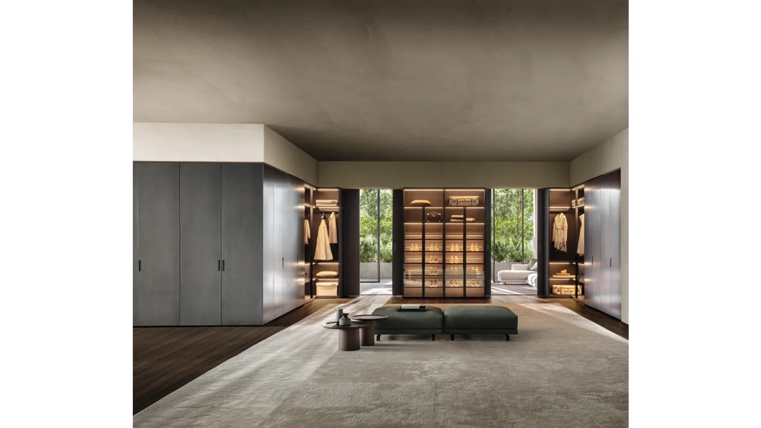Gliss Master Wardrobe - Hollow Door by Molteni & C