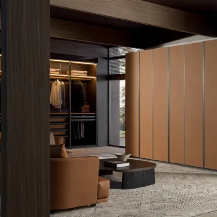 Wardrobe with hinged doors Gliss Master - Smooth Door by Molteni & C