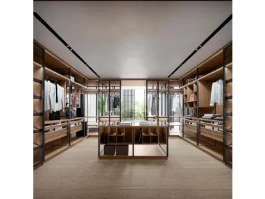 Double-sided Life Walk-in Wardrobe by Arte Brotto
