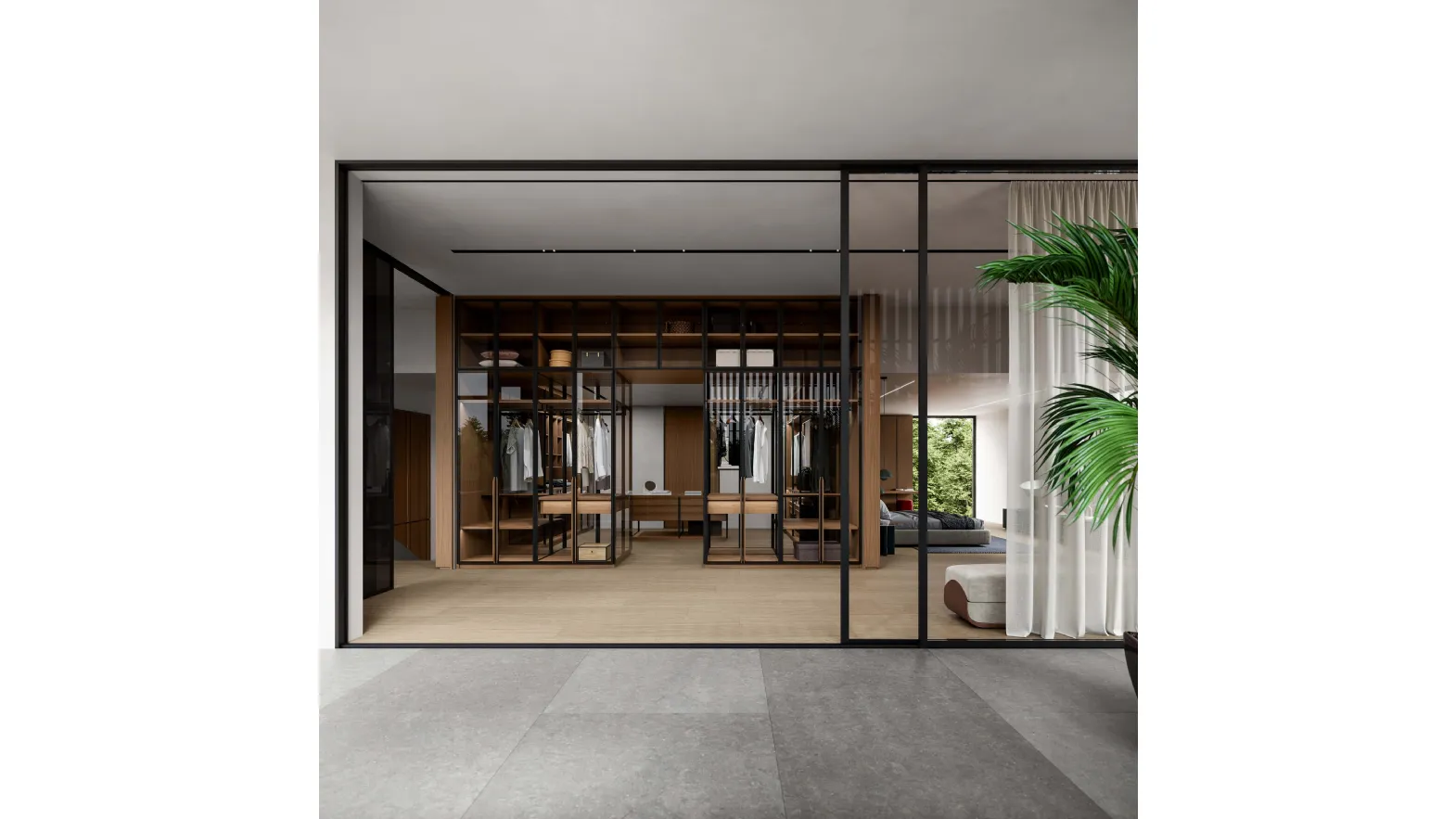 Walk-in Wardrobe Life Bifacial by Arte Brotto