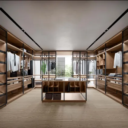 Double-sided Life Walk-in Wardrobe by Arte Brotto