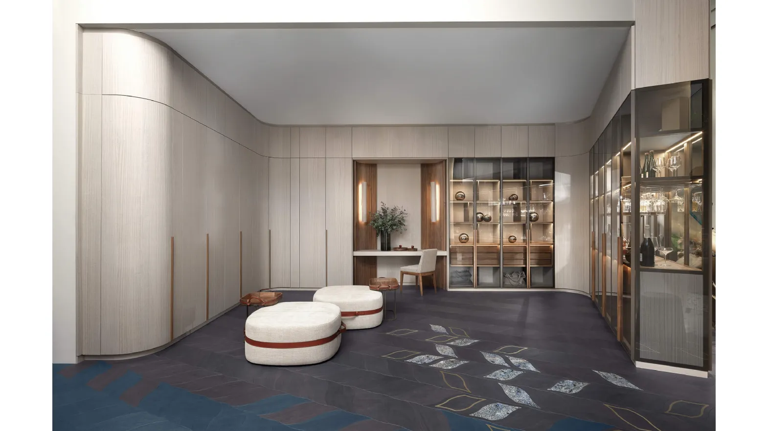 Life Stondata walk-in closet by Arte Brotto