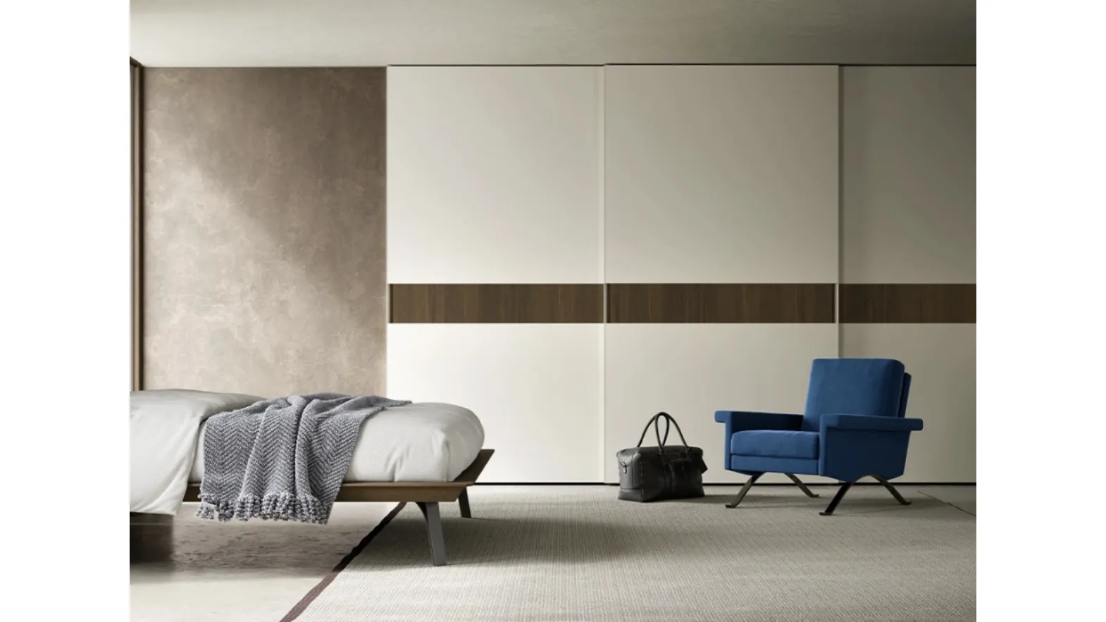 Wardrobe with sliding doors Meridian by Sangiacomo.
