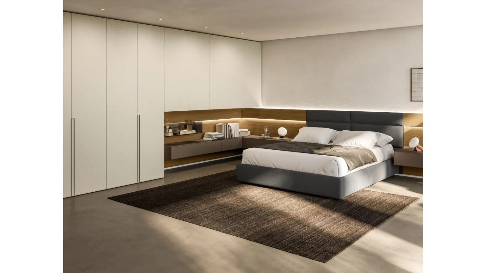 Wardrobe with hinged doors Ponte by Sangiacomo