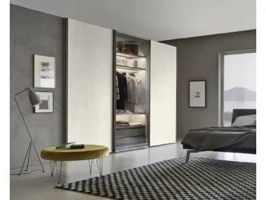 Sliding wardrobe Scrigno Materico by Sangiacomo.