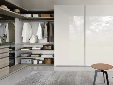 Sliding wardrobe Sinua by Sangiacomo