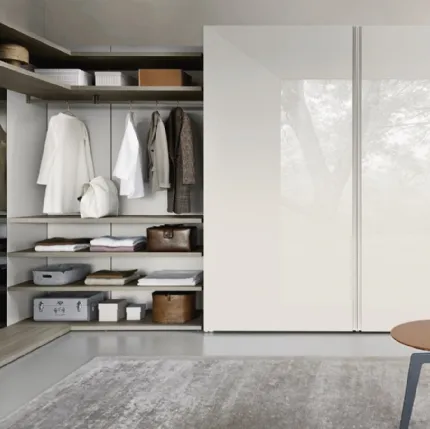 Sliding wardrobe Sinua by Sangiacomo