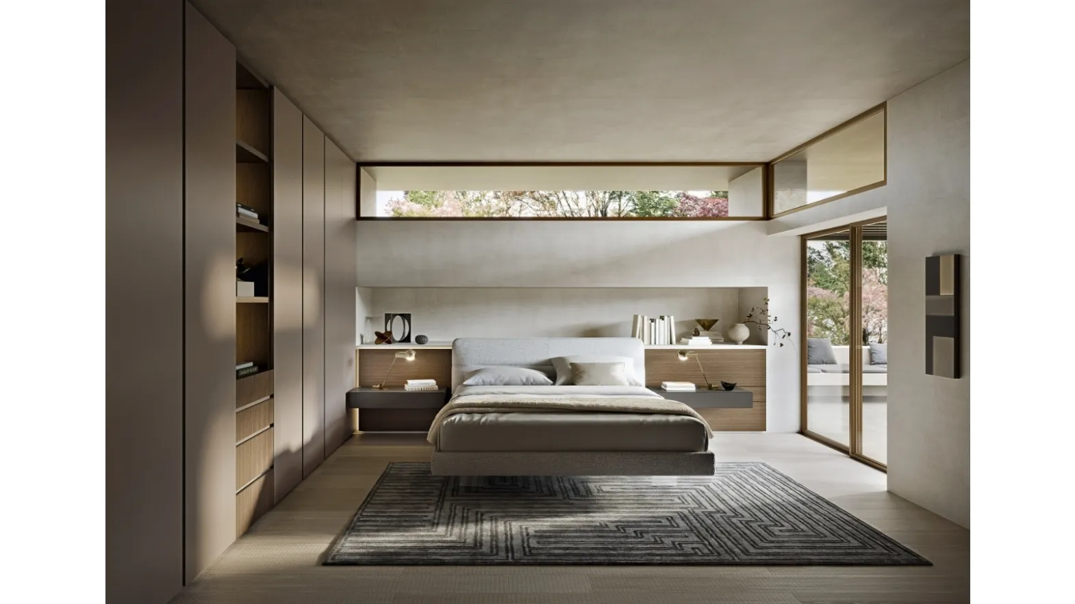 Smooth Door Terminal Wardrobe by Sangiacomo.