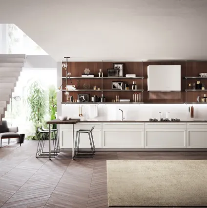 Modern linear kitchen