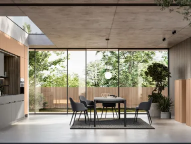 Modern linear kitchen Cloe 04 by Arredo3