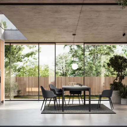 Modern linear kitchen Cloe 04 by Arredo3