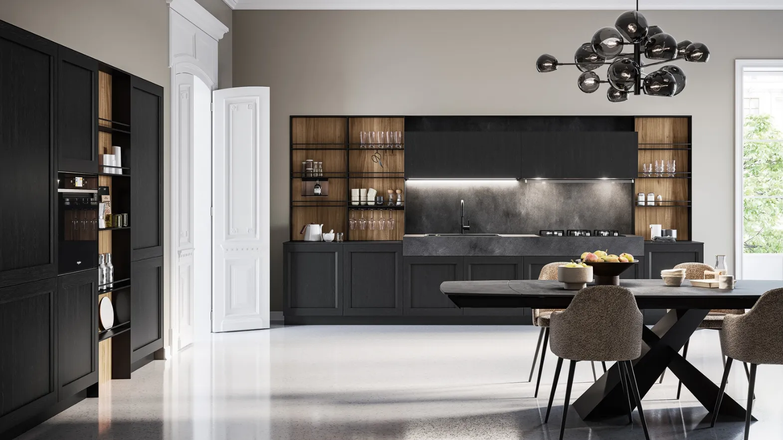 Modern Corner Frida Kitchen by Arredo3