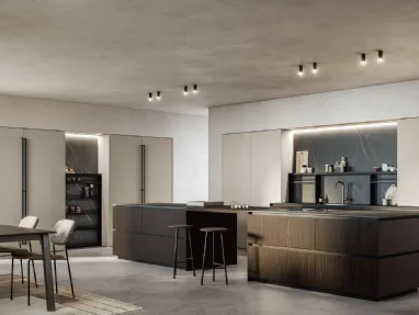 Modern Kitchen with Kalì 04 Island by Arredo3