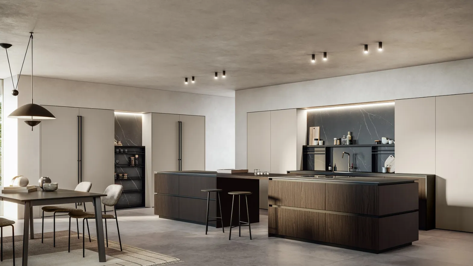 Modern Kitchen with Kalì Island by Arredo3