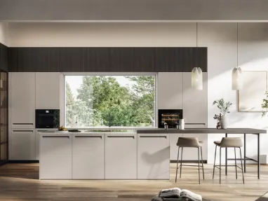 Modern kitchen with Tekna 01 island by Arredo3