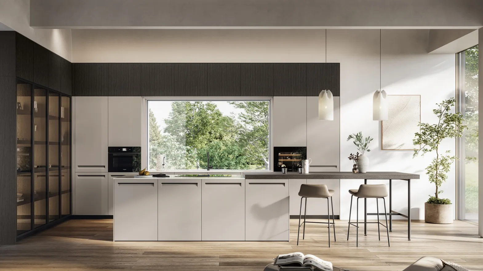 Modern Kitchen with Tekna Island by Arredo3