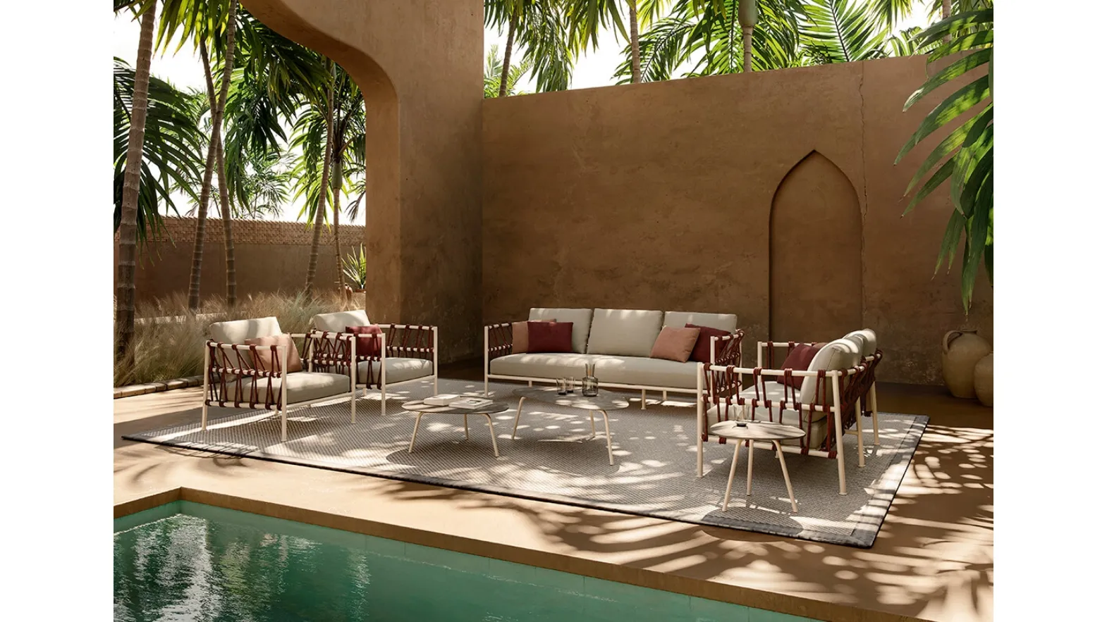 Outdoor aluminum furniture Antigua by Emu