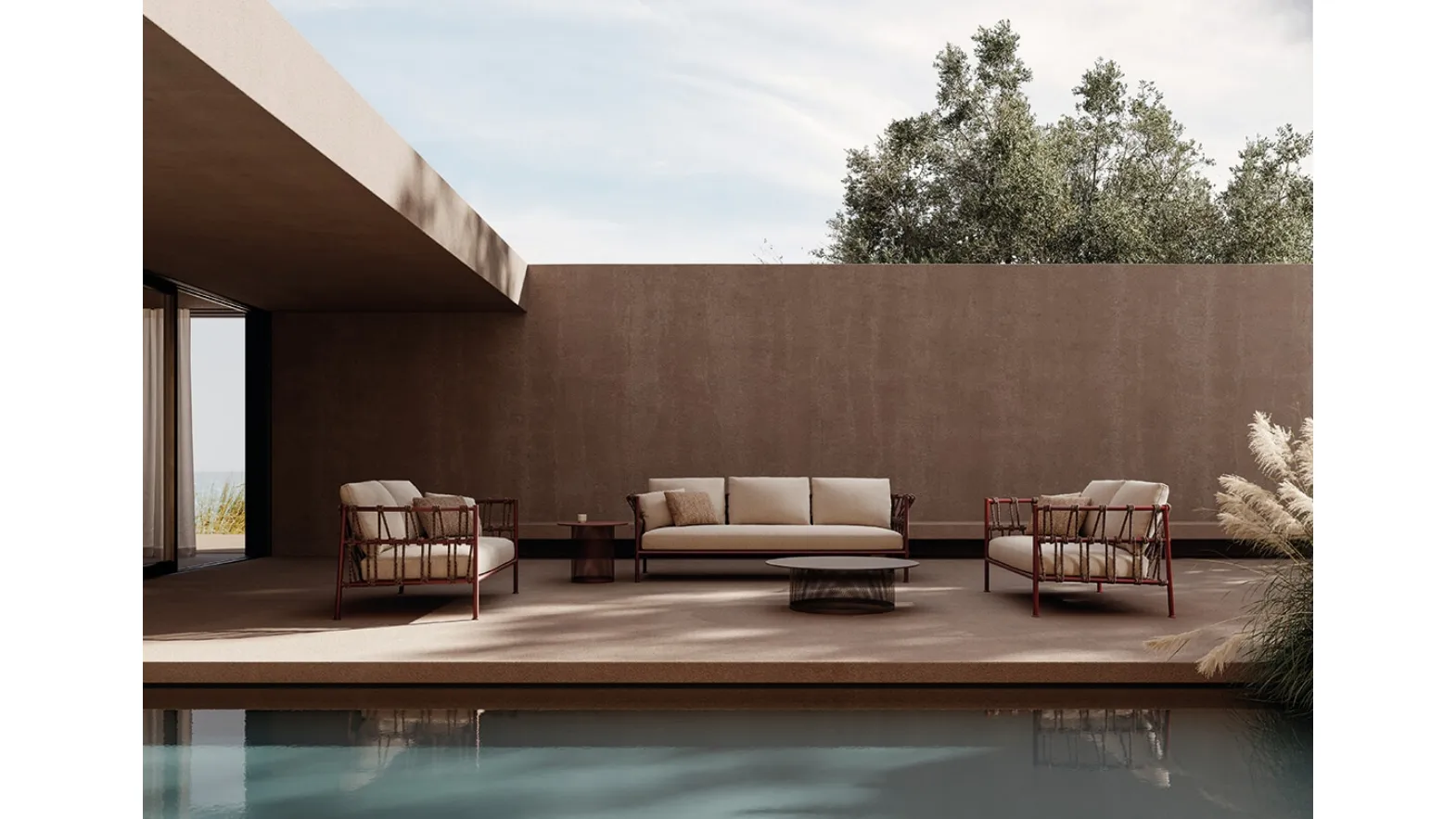 Antigua outdoor aluminum furniture by Emu