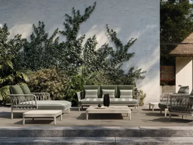Chelsea outdoor aluminum furniture by Molteni & C