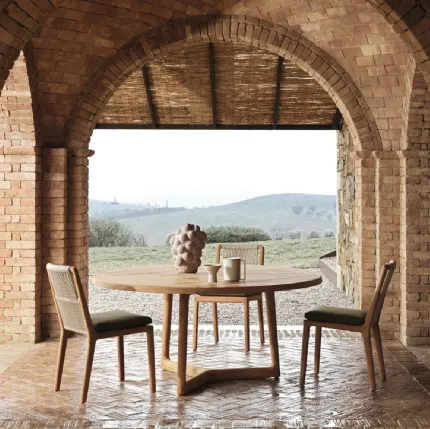 Cobea wooden chair by Molteni & C